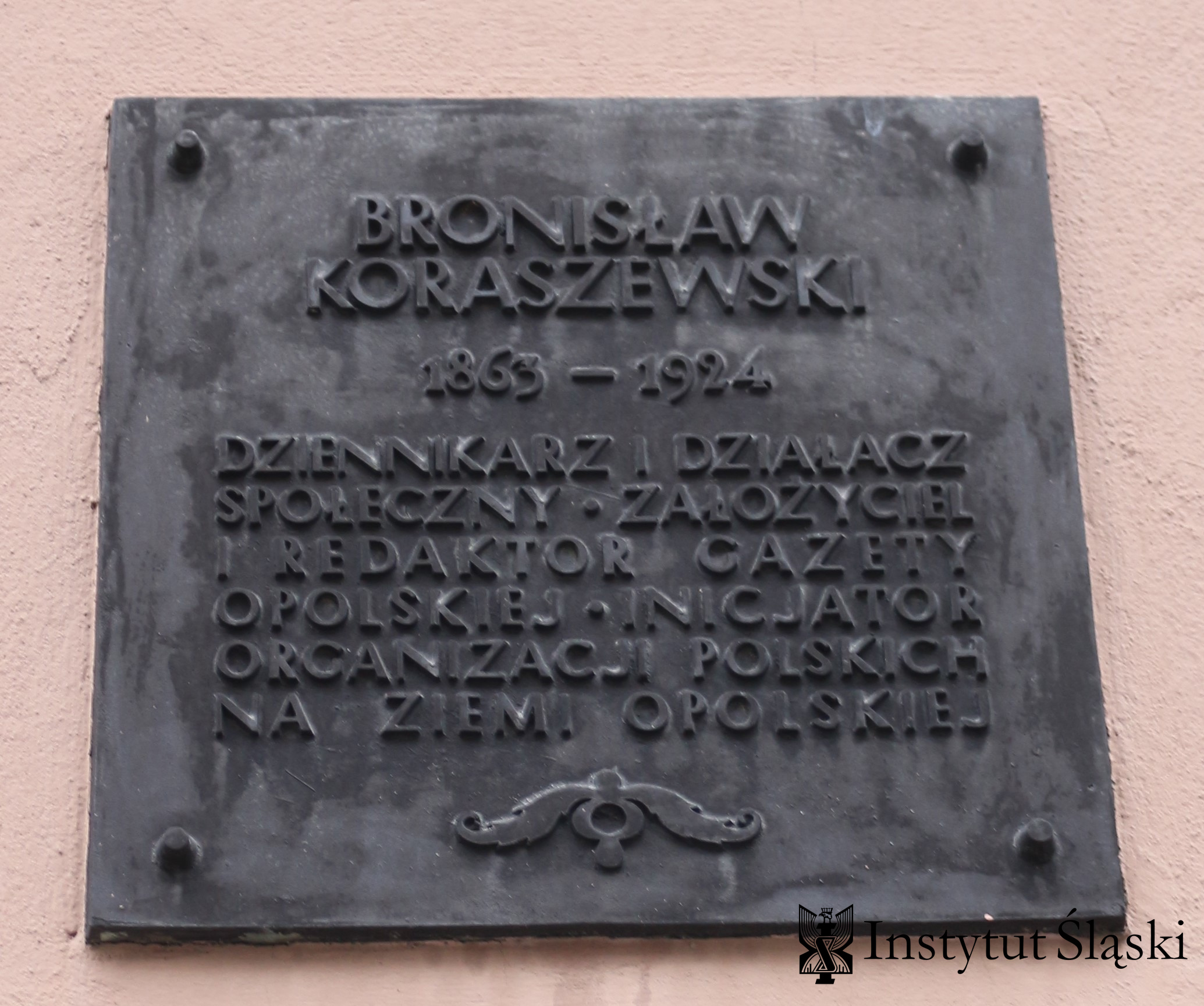Tablica Upamiętniająca Bronisława Koraszewskiego1